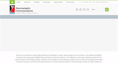 Desktop Screenshot of neurosynaptic.com